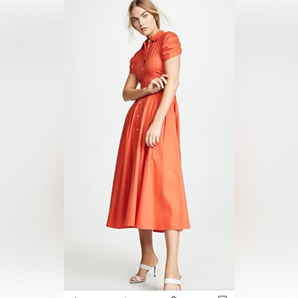 Alexis Gyles Red/Orange Dress, Size XS - Picture 5 of 15